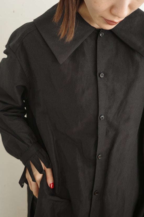 Silk linen blouse