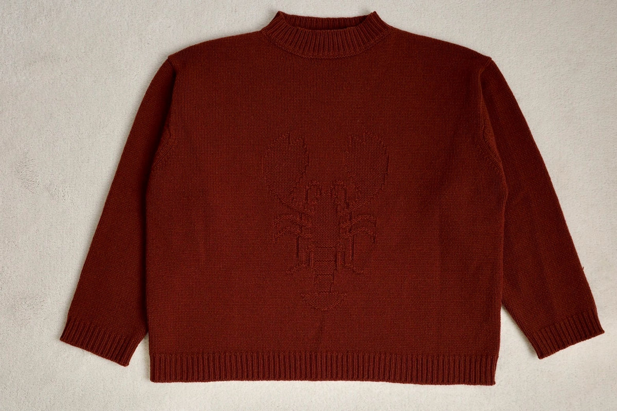 Lobster knit pullover
