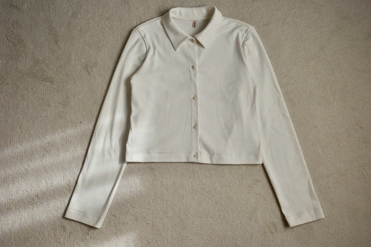 Cotton silk cardigan