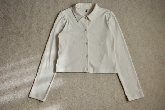 Cotton silk cardigan