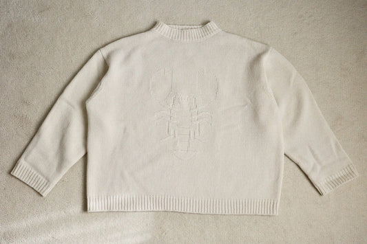 Lobster knit pullover