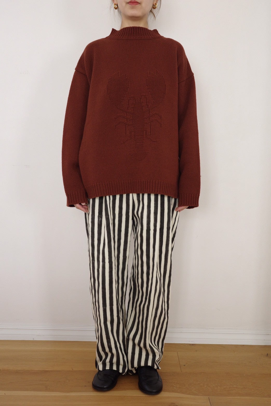 Lobster knit pullover