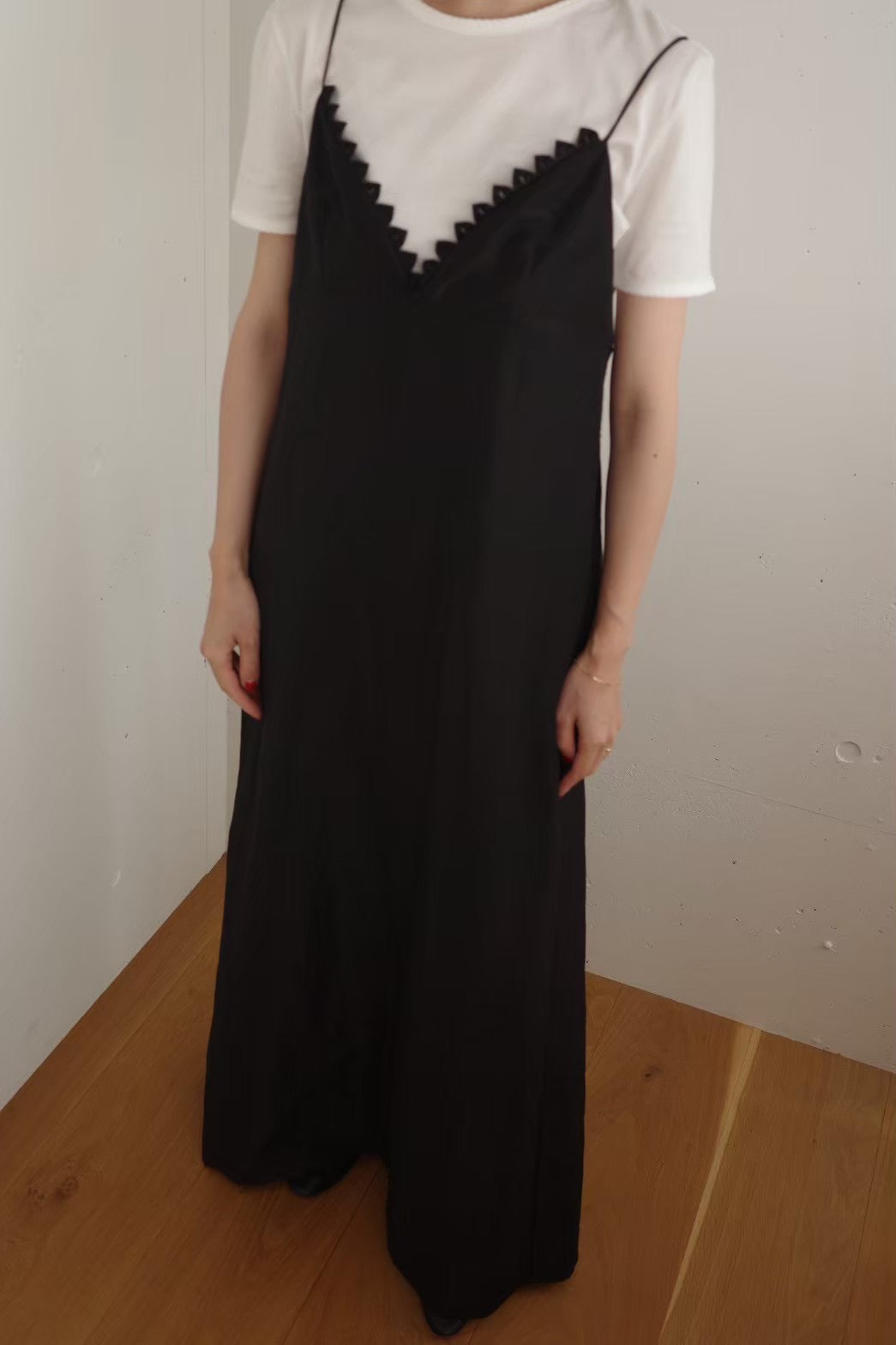 Silk linen dress