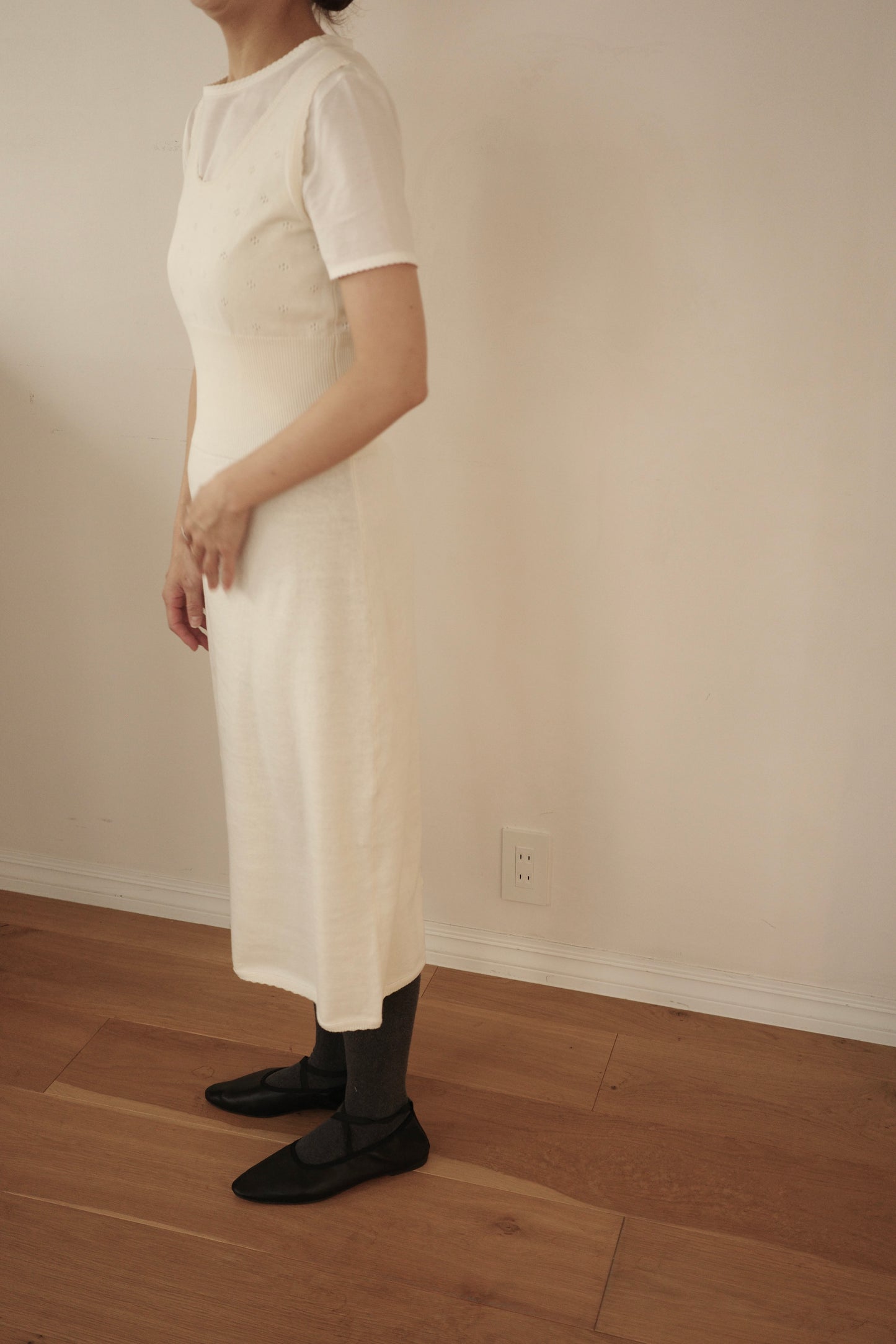 Eyelet Knit Onepiece