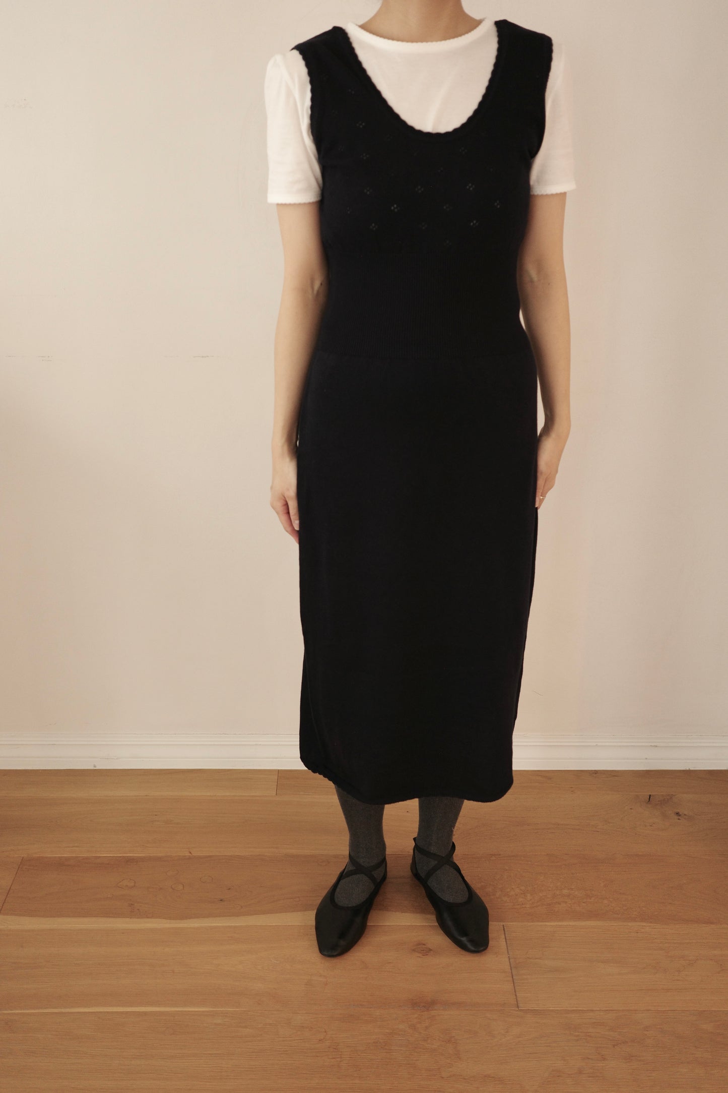 Eyelet Knit Onepiece