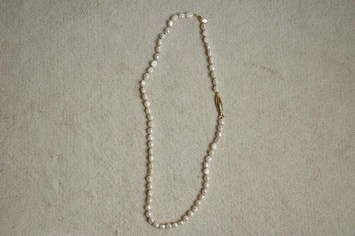 Necklace(Fish and pearl)
