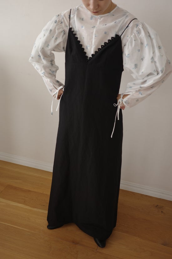Silk linen dress
