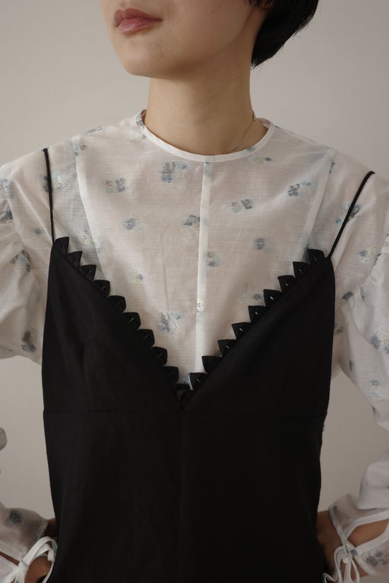 Silk linen dress