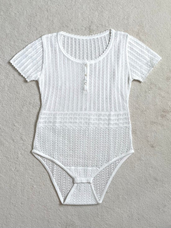 Knit leotard