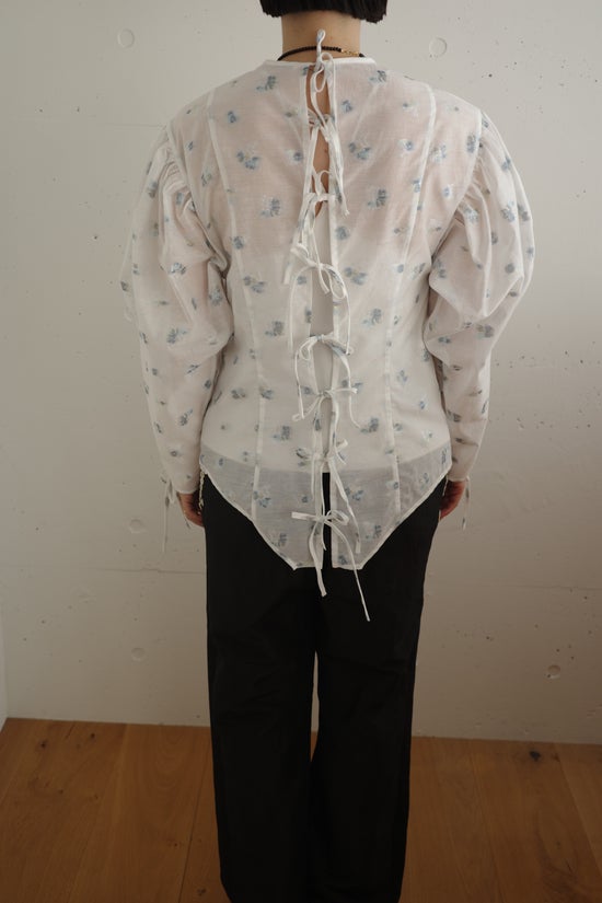 トップス NOHRA Flower jacquard blouse Flower jacquard blouse – NOHRA
