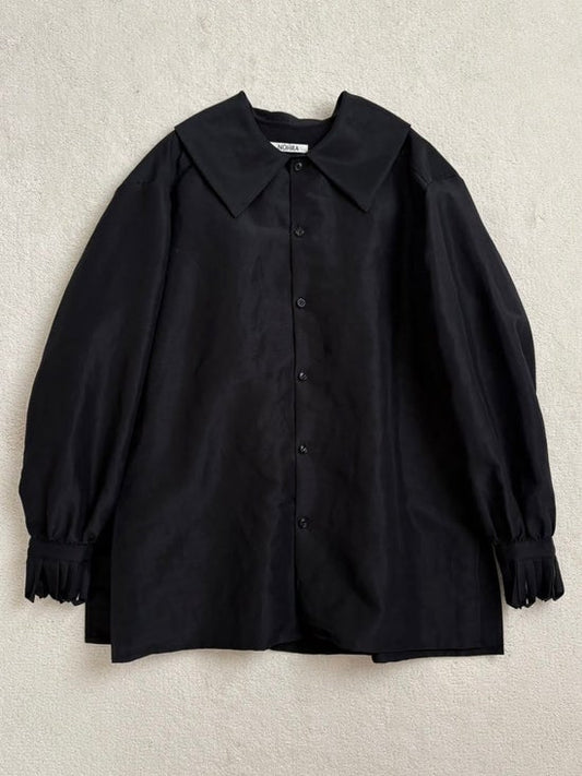 Silk linen blouse